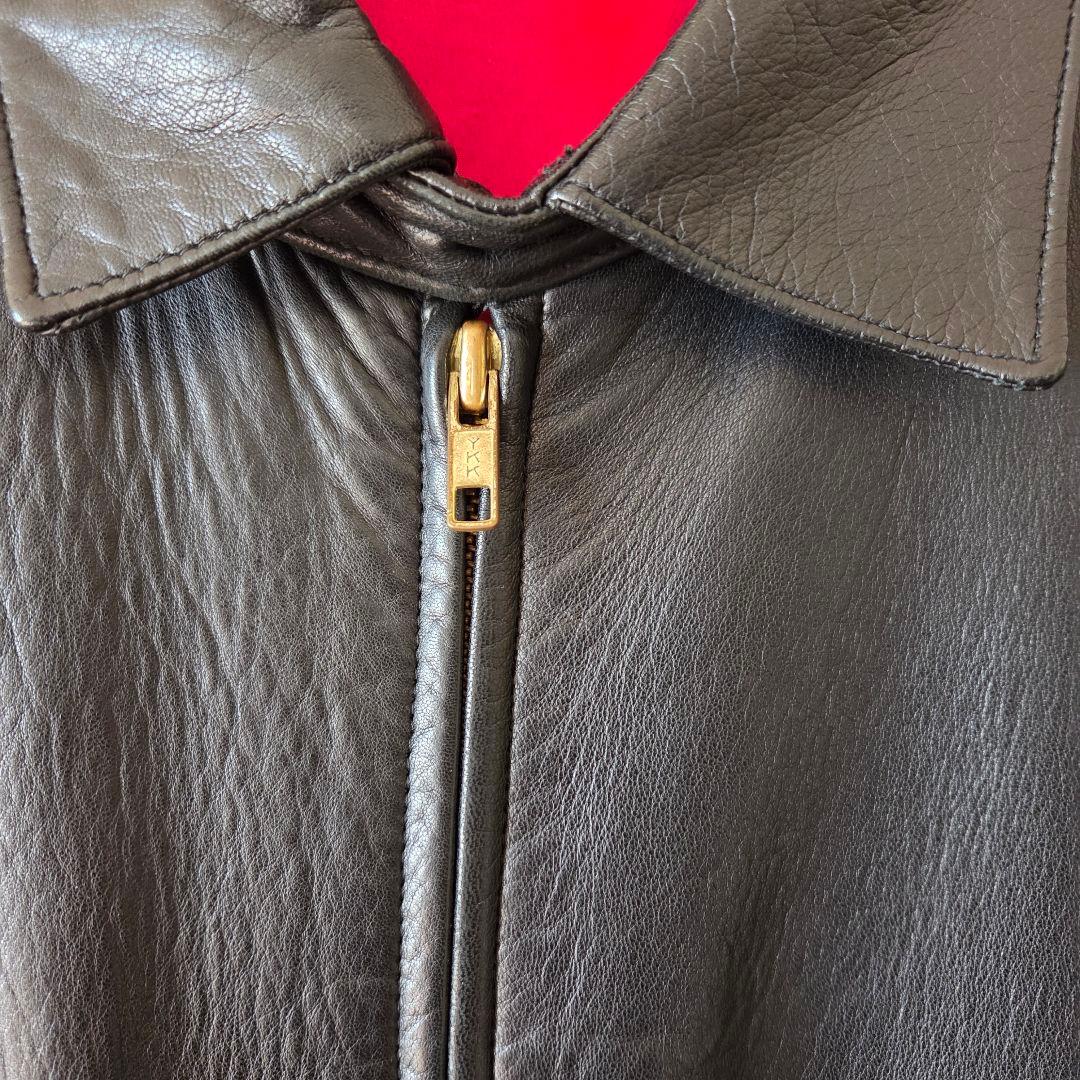 90s Ralph Lauren レザージャケット ポニー無し Lサイズ