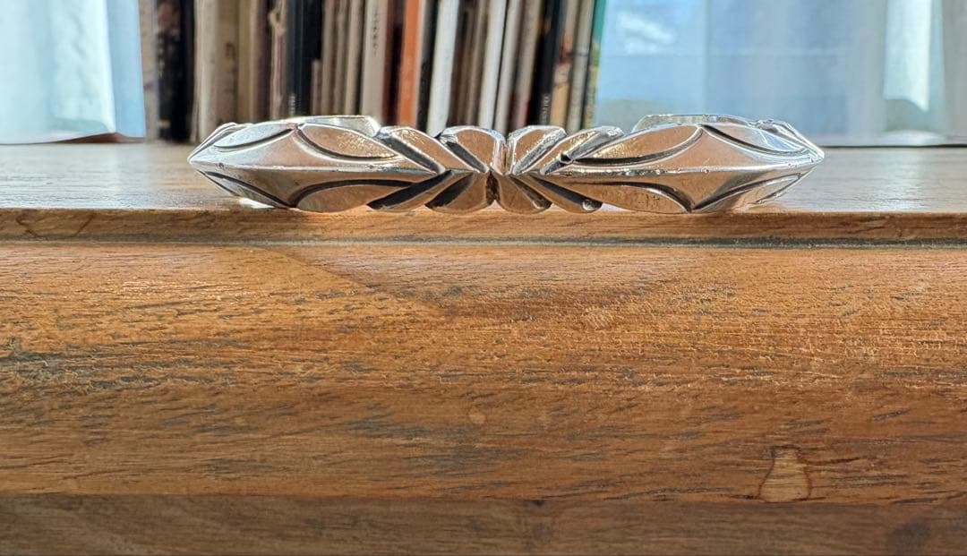 希少　HRM刻印 ヘンリーマリアーノ シルバーバングル ナバホ　ビンテージ