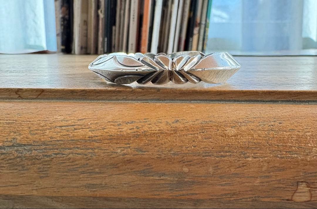 希少　HRM刻印 ヘンリーマリアーノ シルバーバングル ナバホ　ビンテージ