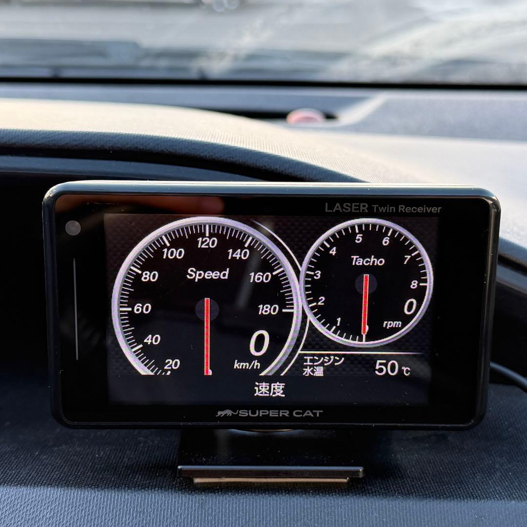 Yupiteru GS103+OBD電源ケーブル 3.6インチ