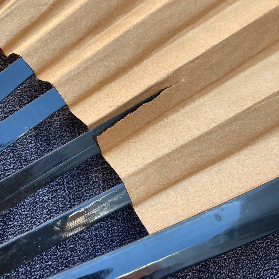 特大 ジャンボ 扇 孔雀絵 扇子 飾り物 レトロ 骨董