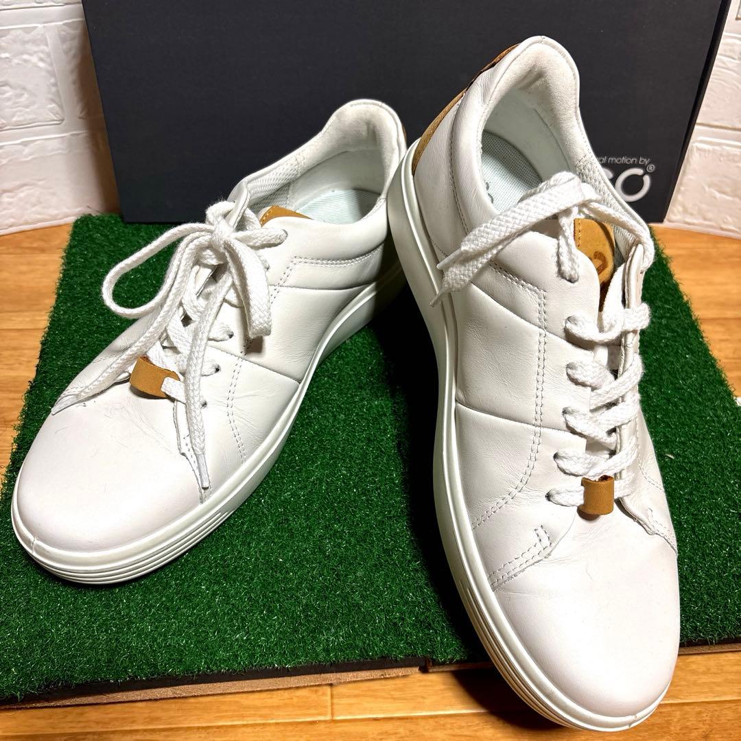 ECCO エコー　メンズ 本革 クラッシック スニーカー