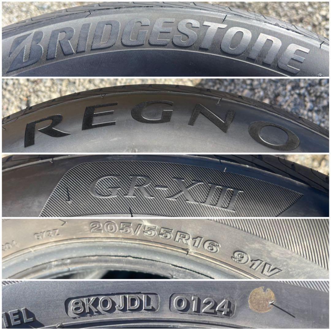 ブリヂストン　レグノ　GR-X3 205/55r16 24年製　高品質　極上品