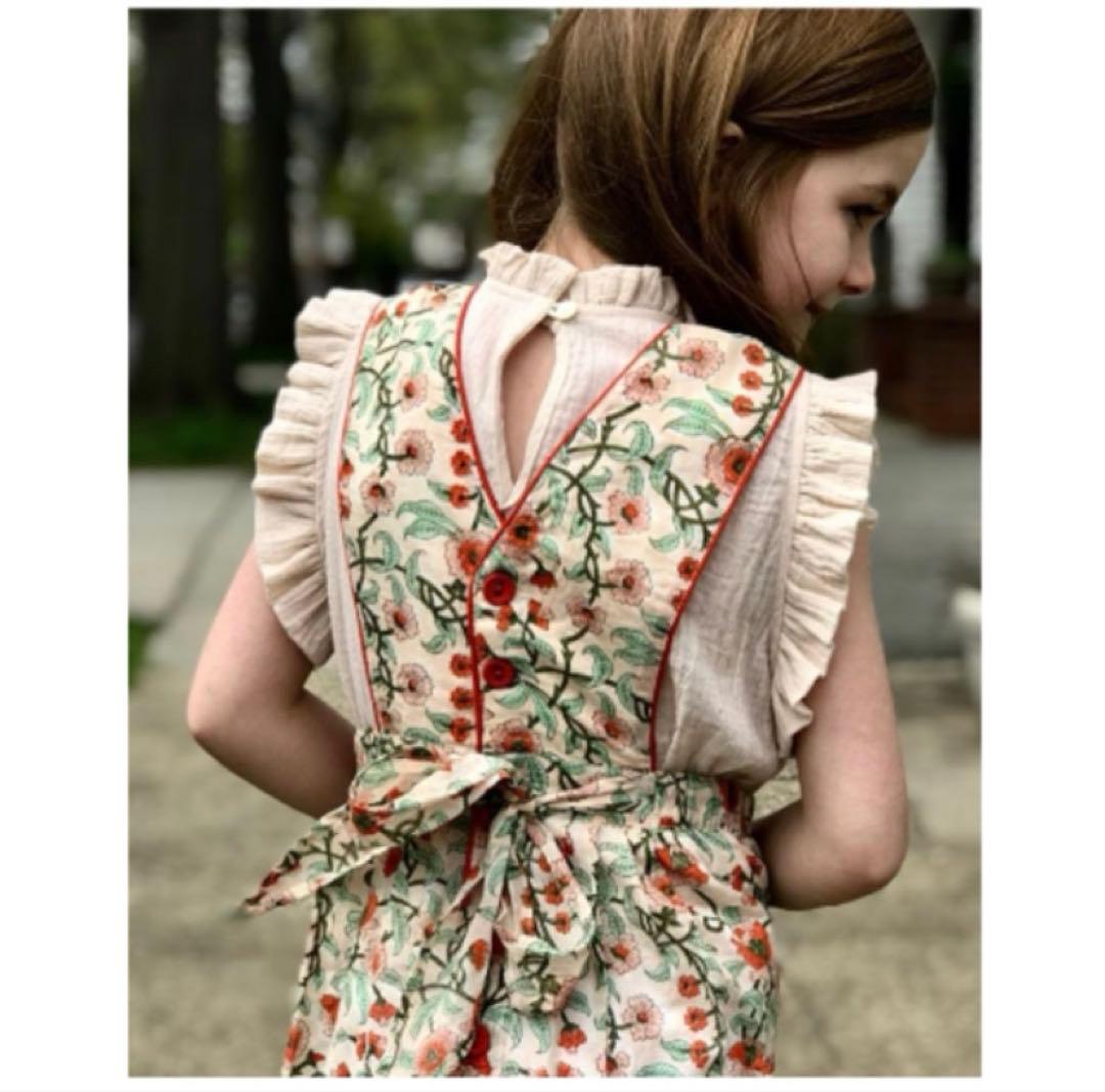 cocobonjour diary エプロンワンピース 2y