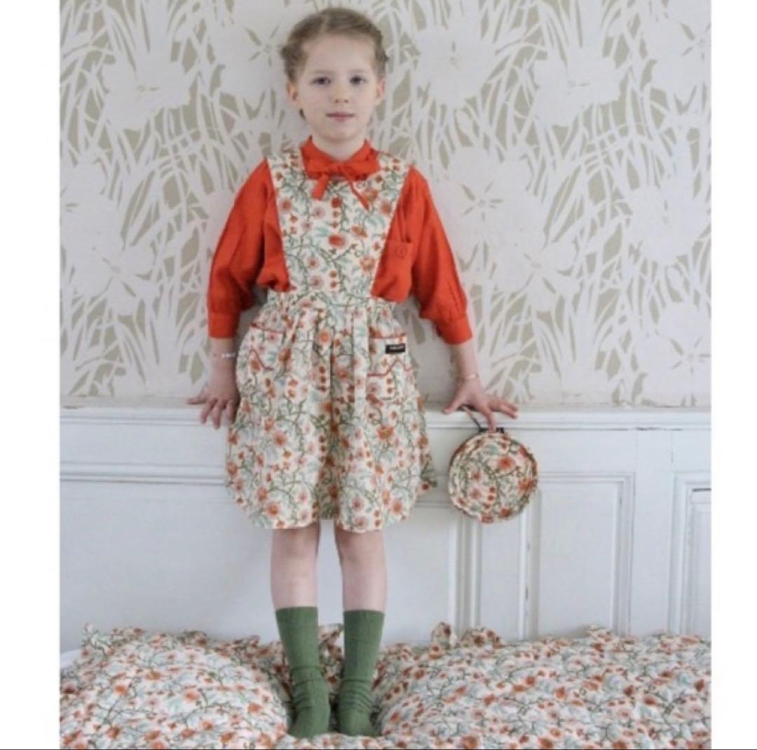 cocobonjour diary エプロンワンピース 2y