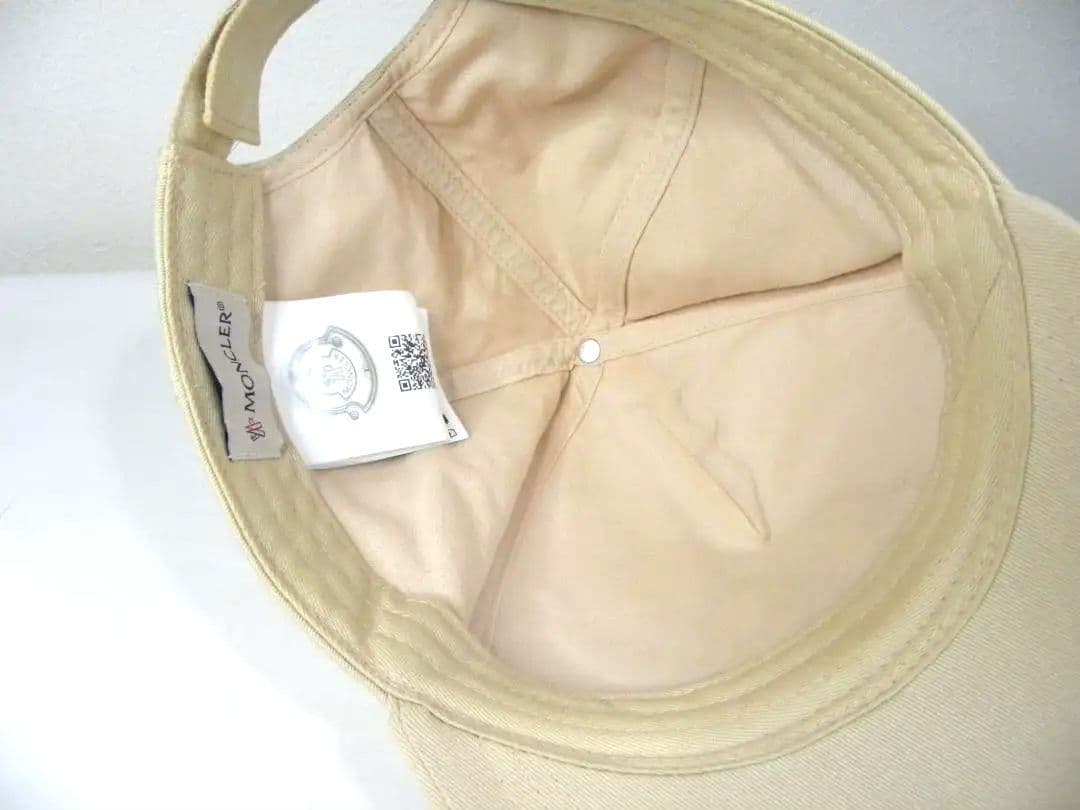 【美品・希少】モンクレール　MONCLER　キャップ　帽子　刺繍