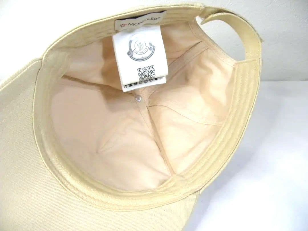 【美品・希少】モンクレール　MONCLER　キャップ　帽子　刺繍
