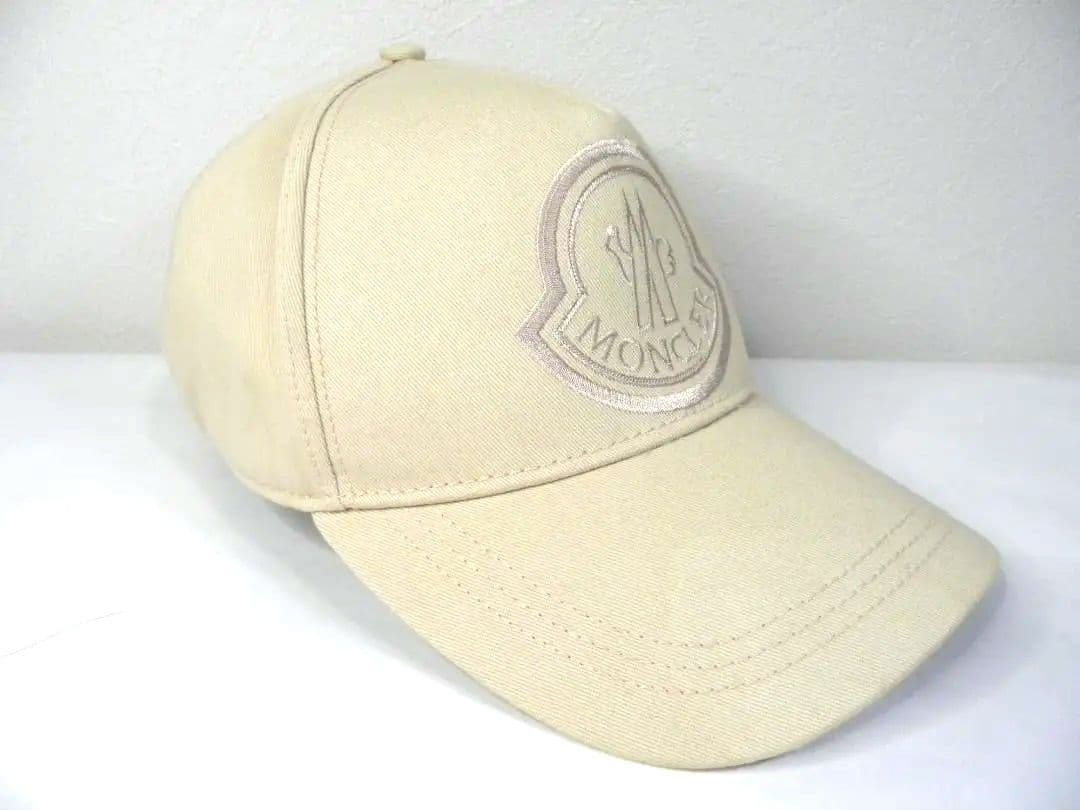 【美品・希少】モンクレール　MONCLER　キャップ　帽子　刺繍