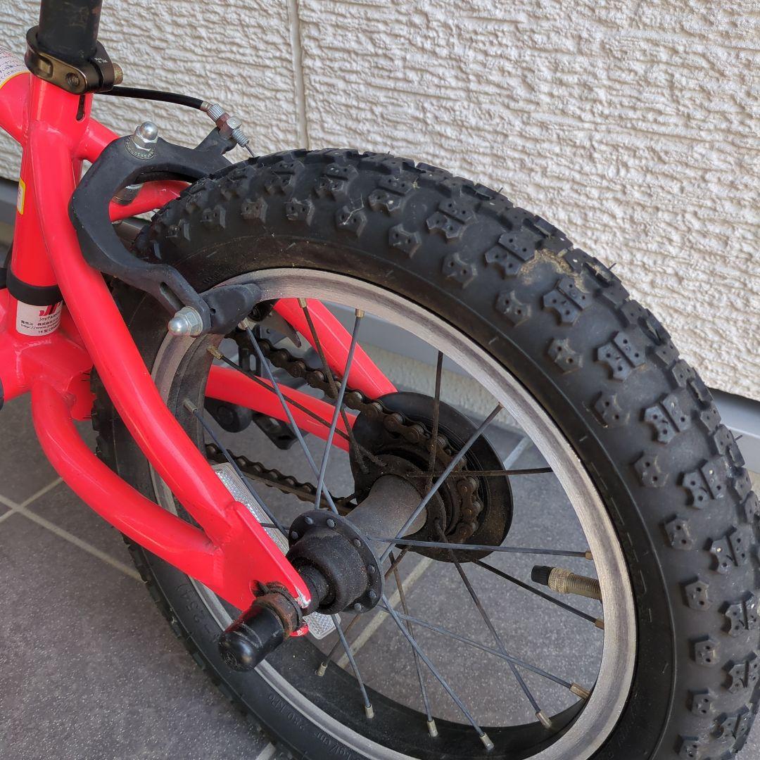 【かゆりぱ】CRANKER キッズバイク 14 赤