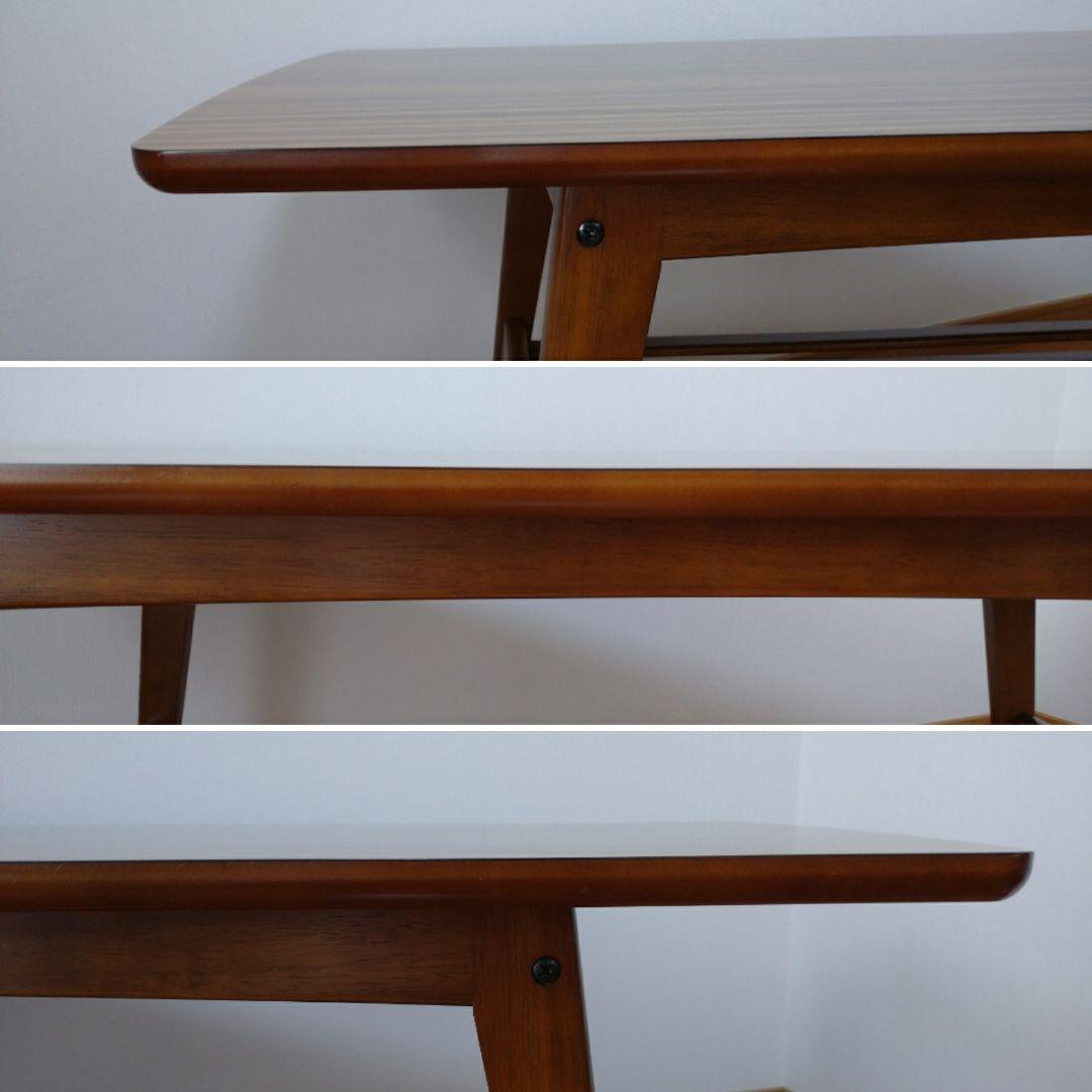 【日本製】カリモク60 リビングテーブル　大　ウォールナット　ビンテージ　北欧風