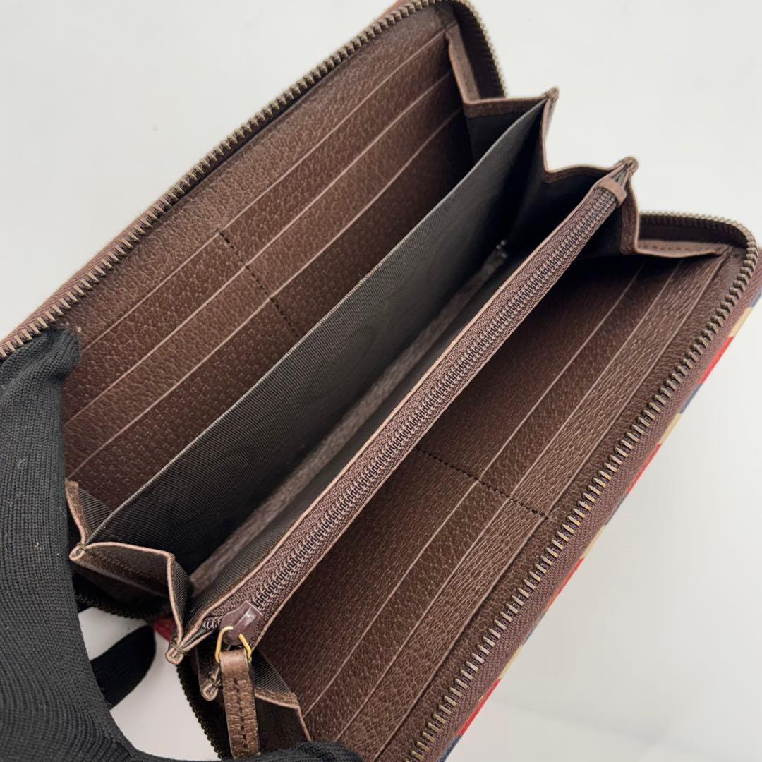 グッチ 長財布 ナイトクーリエ UFO タイガー PVC GG柄　黒