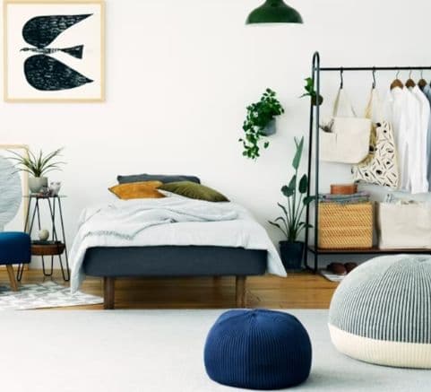 IDEE イデー プーフ PUUF グレー Ｗｈｉｔｅ　×　Ｂｌａｃｋ　Ｍｉｘ