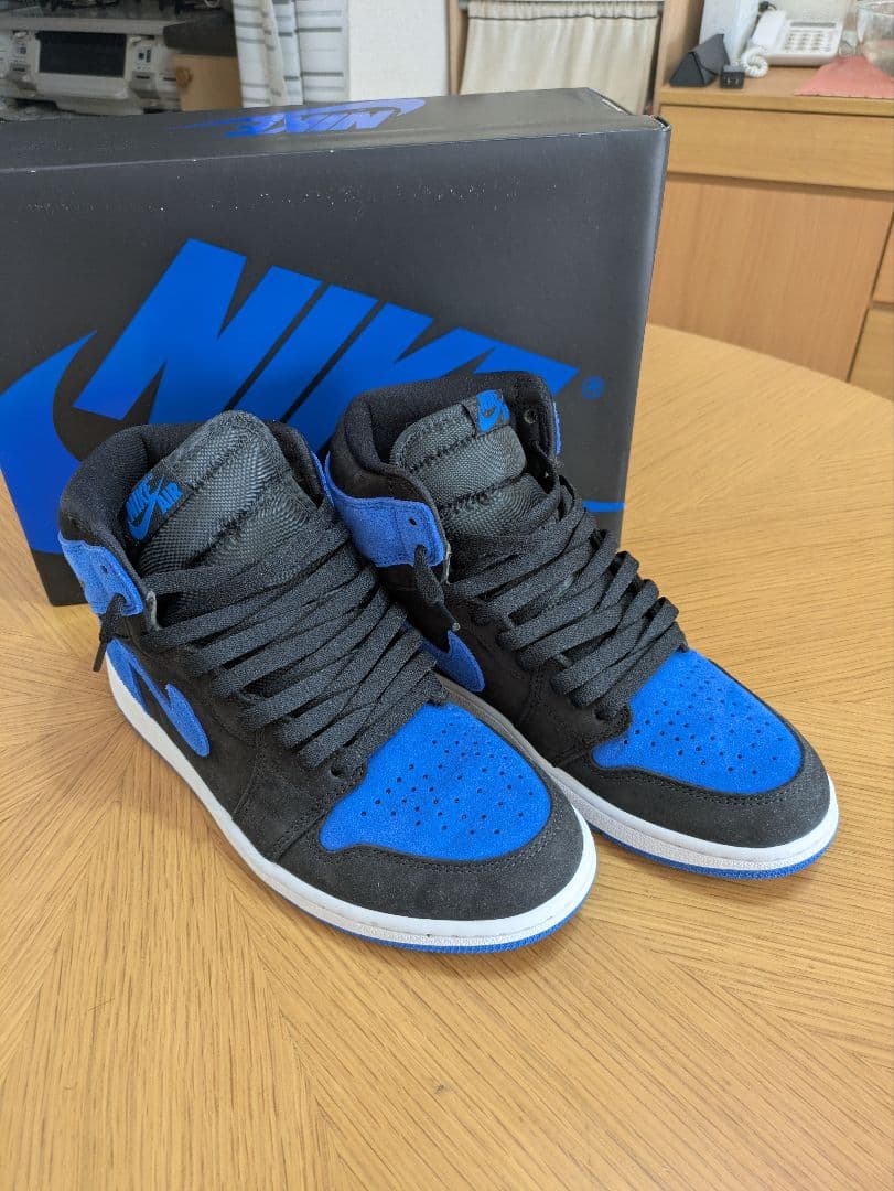 AIR JORDAN 1 RETRO HI OG 黒×青　26.5センチ