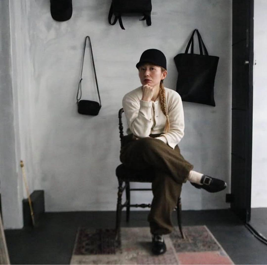 mayuさま専用chisaki mavunoブラックウールキャップ フリーサイズ