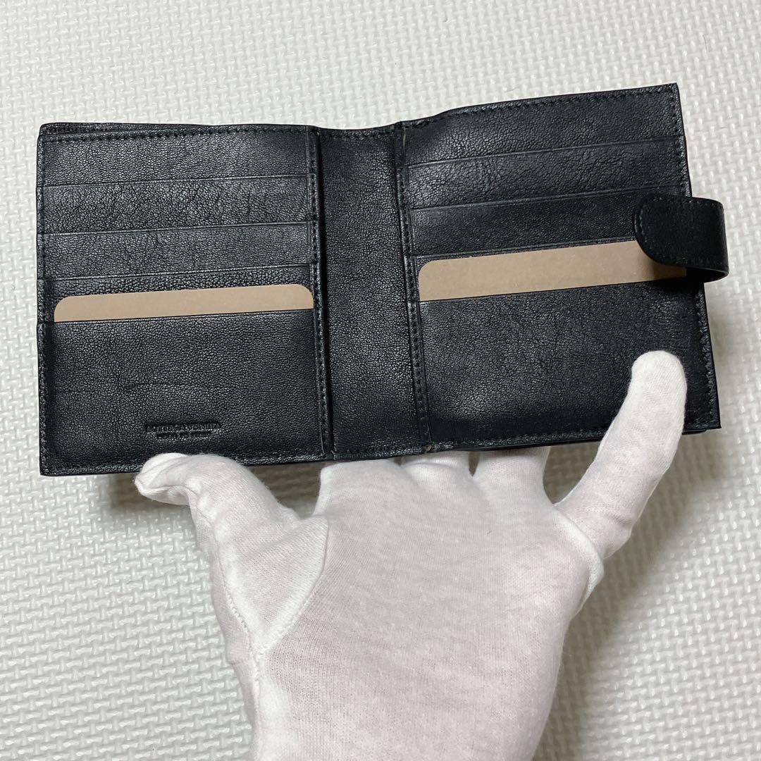 未使用　BOTTEGA VENETA レザー二つ折り財布　イントレチャート