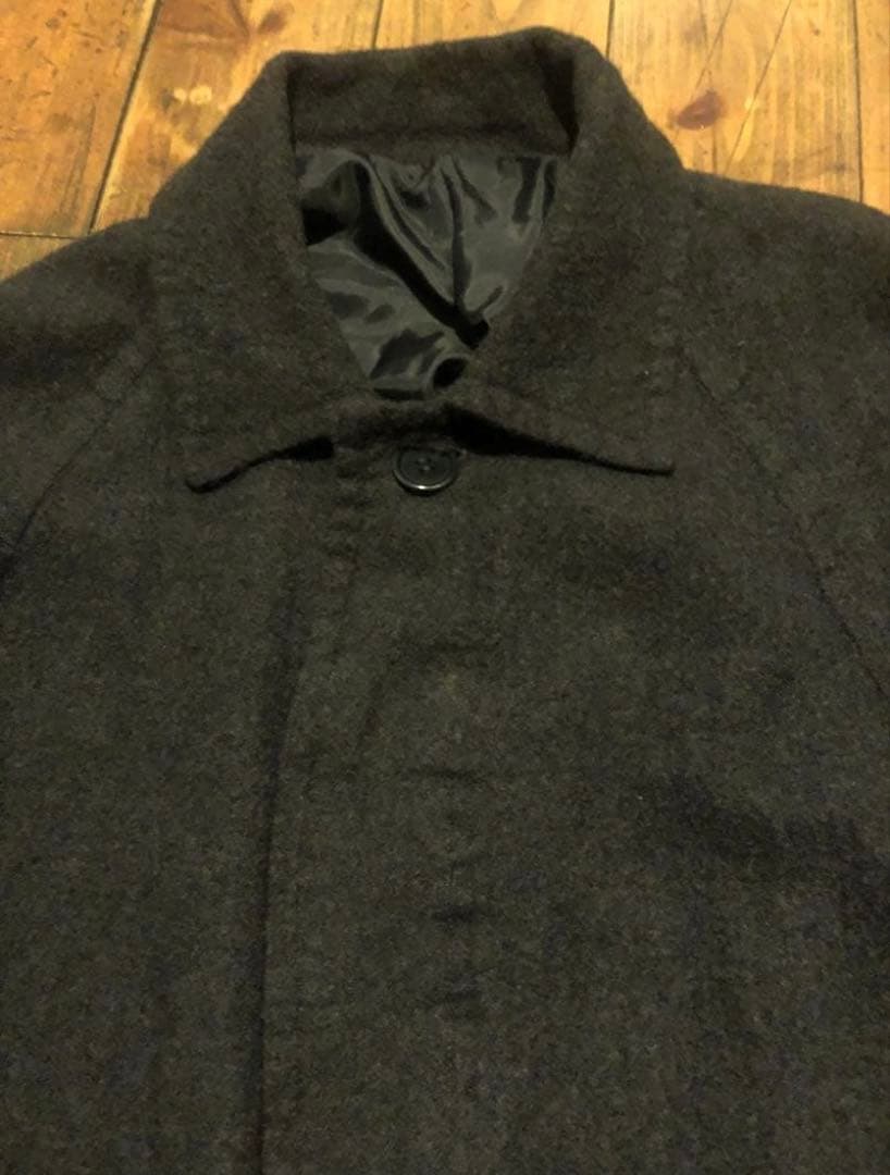 ダメージありUNDER COVER 12aw 縮絨 ウール コートギャルソン