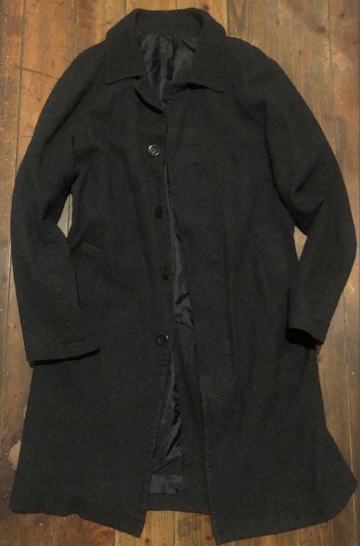 ダメージありUNDER COVER 12aw 縮絨 ウール コートギャルソン