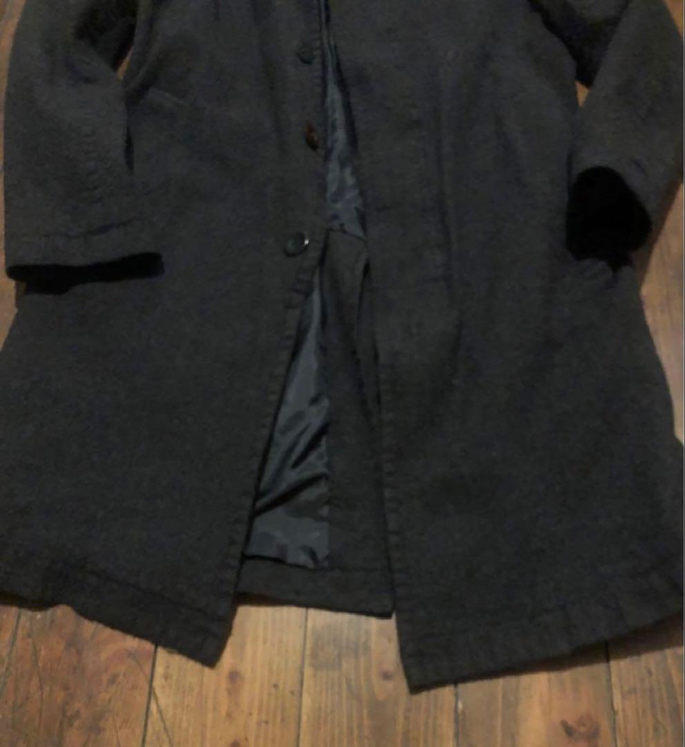 ダメージありUNDER COVER 12aw 縮絨 ウール コートギャルソン