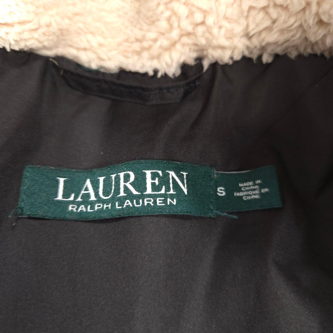 RALPHLAUREN ラルフローレン キルティング ロングコート 中綿 S 黒