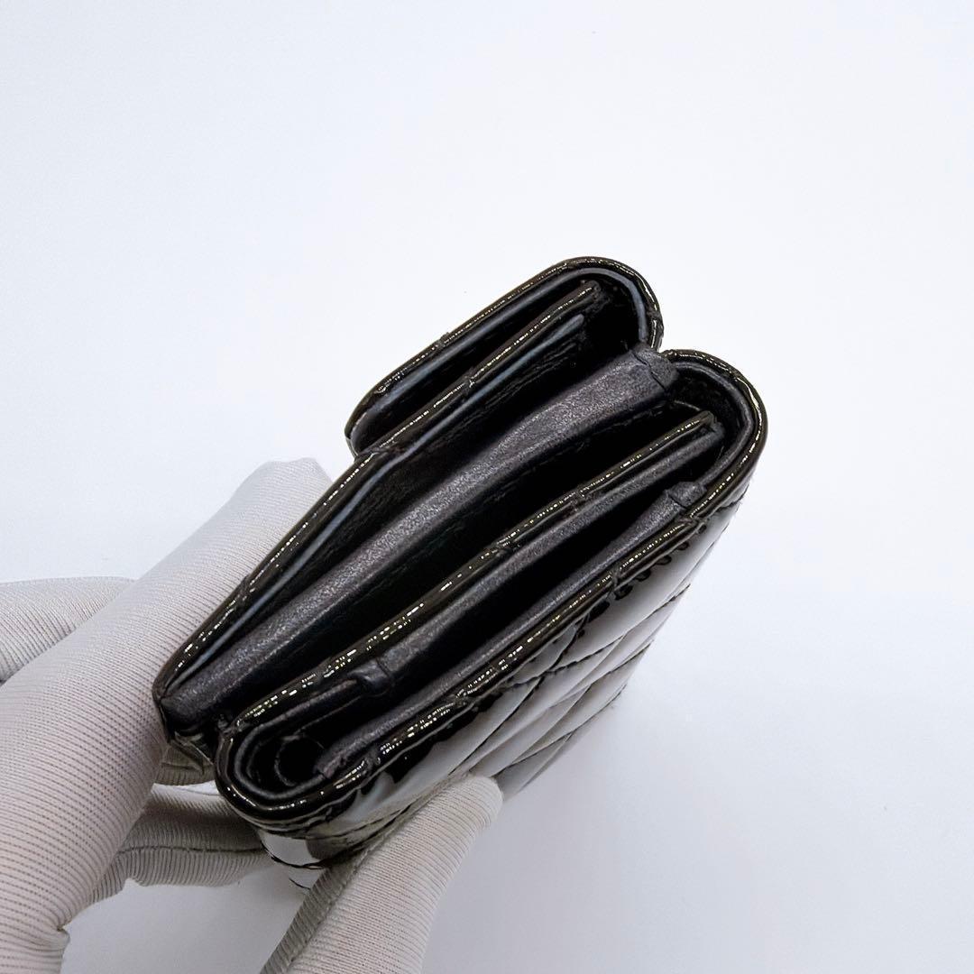 シャネル マトラッセ コンパクトウォレット 三つ折り財布 CHANEL 美品