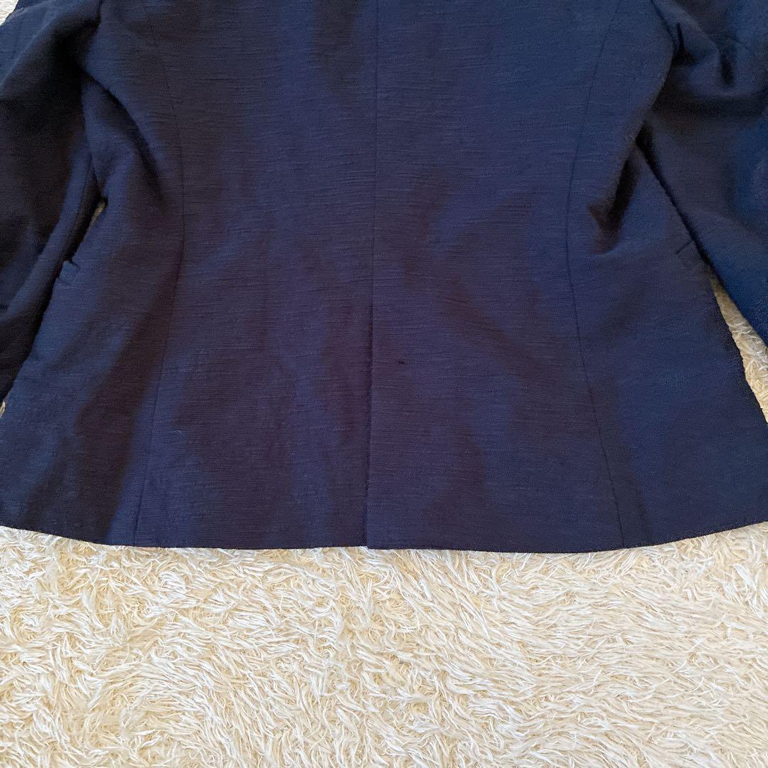 GREEN LABEL RELAXING パンツ スーツ ネイビー コットン　M