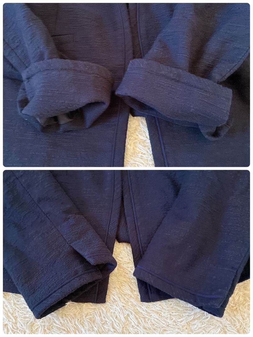 GREEN LABEL RELAXING パンツ スーツ ネイビー コットン　M