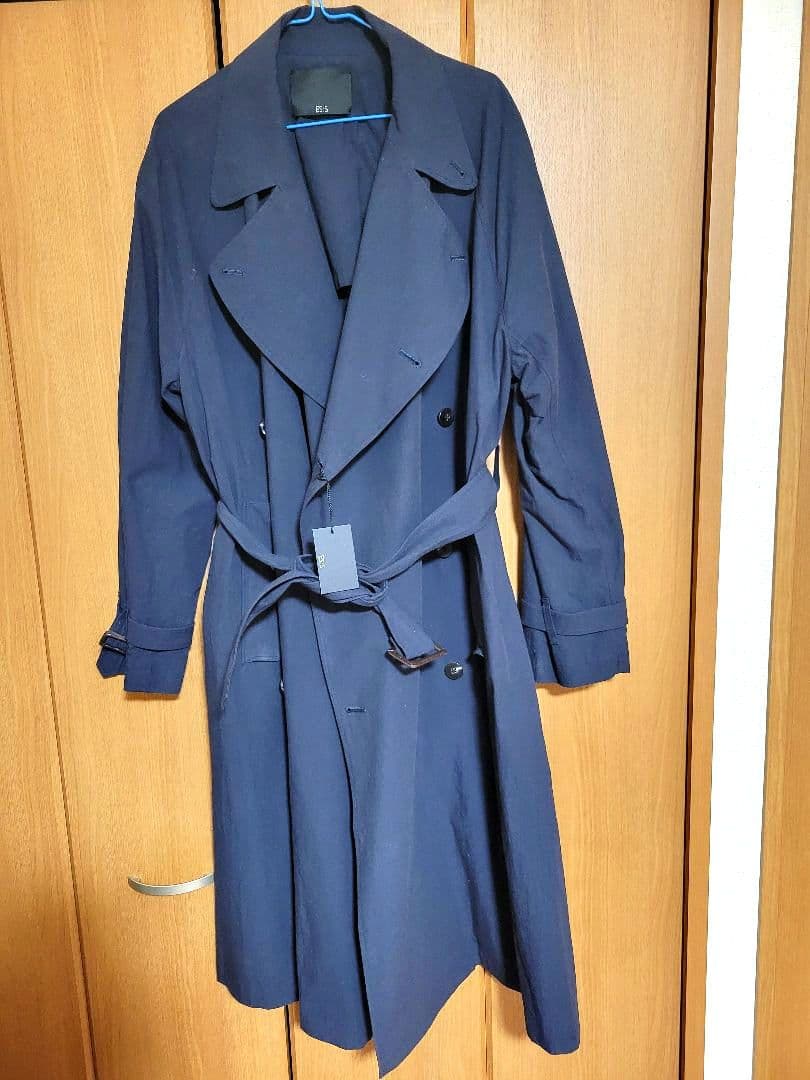 ES:S ネイビー トレンチコート　サイズ2