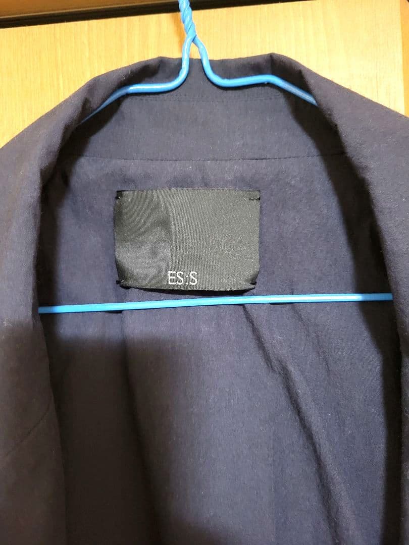 ES:S ネイビー トレンチコート　サイズ2