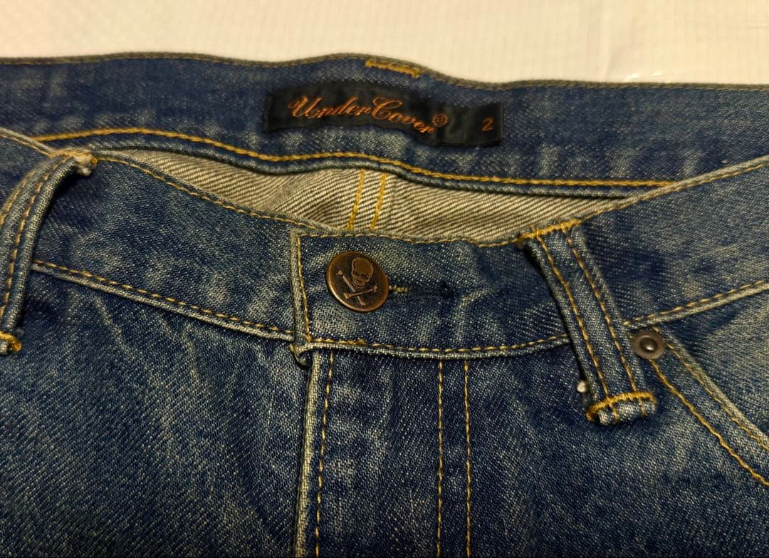 undercover ハートUSED加工デニム05awARTS&CRAFTS期