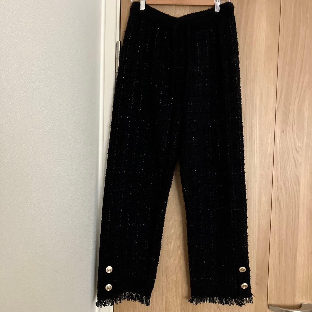 タイムセール新品ジェラートピケJOEL ROBUCHON ツイードカーディガン