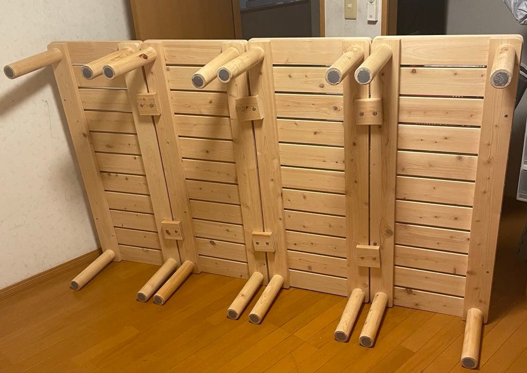 家具の基 すのこベッド セミダブル　国産ヒノキ