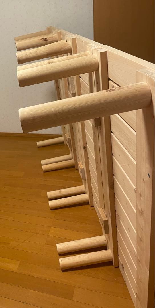 家具の基 すのこベッド セミダブル　国産ヒノキ