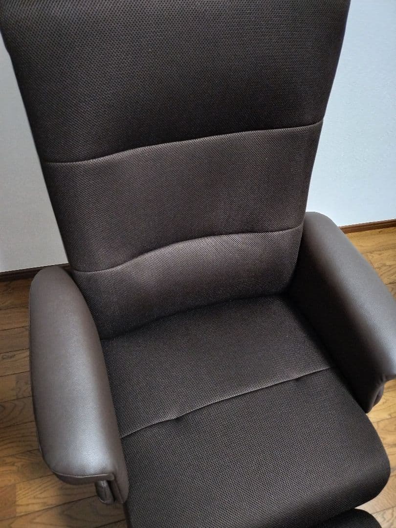 ニトリ パーソナルチェア(Dメッシュ DBR) ダークブラウン オットマン別売り