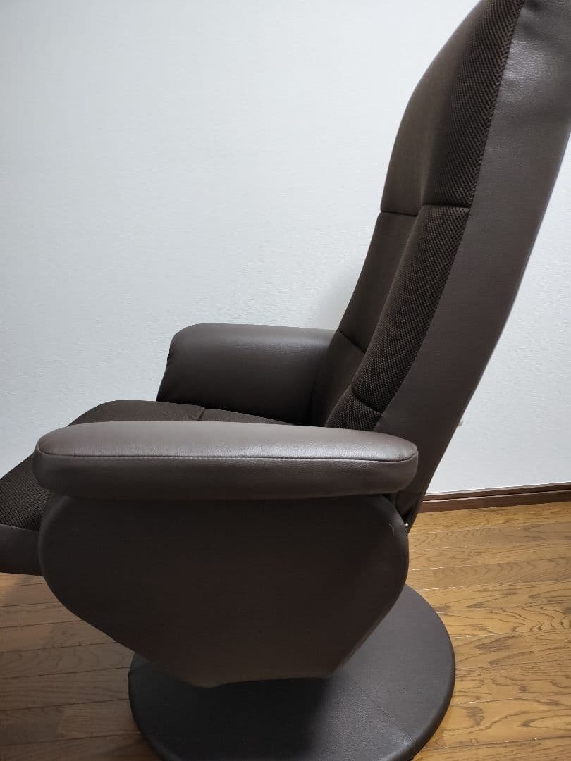 ニトリ パーソナルチェア(Dメッシュ DBR) ダークブラウン オットマン別売り