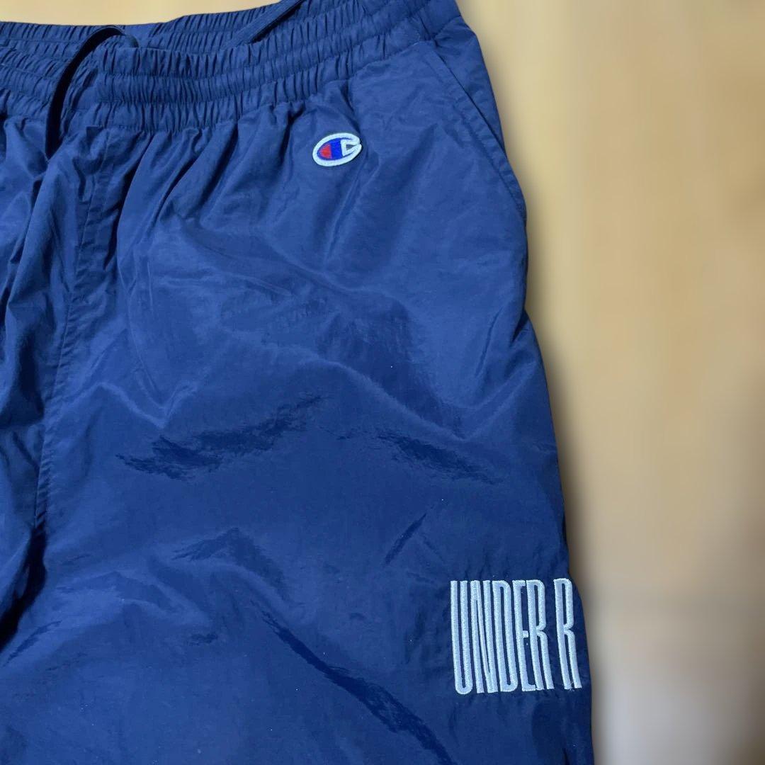 ロンハーマンチャンピオン　コラボナイロンパンツ　Mサイズ　ネイビー