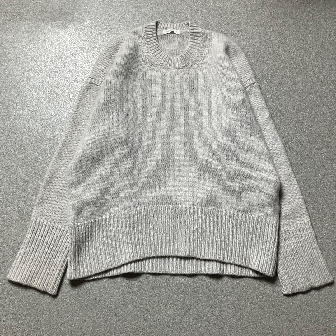 【近年モデル】ギャルリーヴィー ファインウール クルーネックプルオーバーニット
