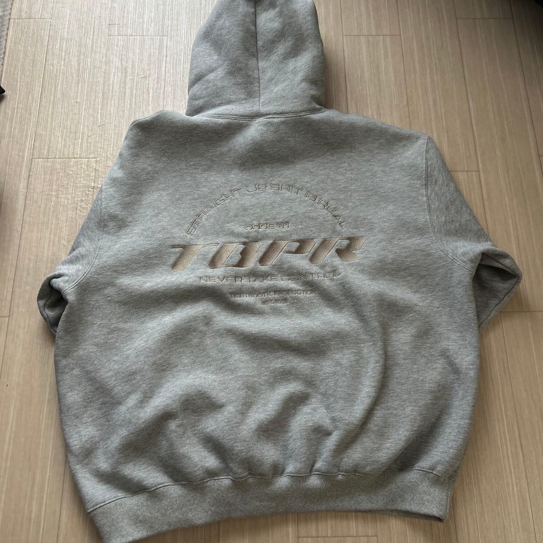トップス TIGHTBOOTH 24FW STRAIGHT UP HOODED L