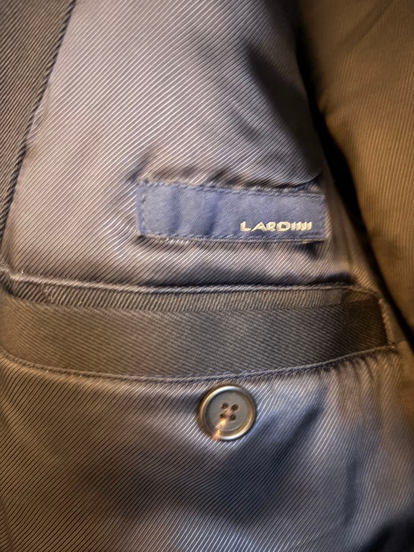 LARDINI ダークネイビー トレンチコート