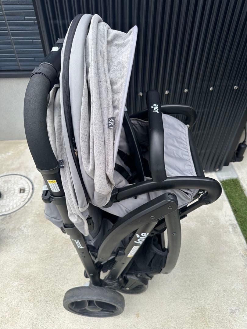 joie ジョイー エヴァライトデュオ 二人乗りベビーカー グレーフランネル