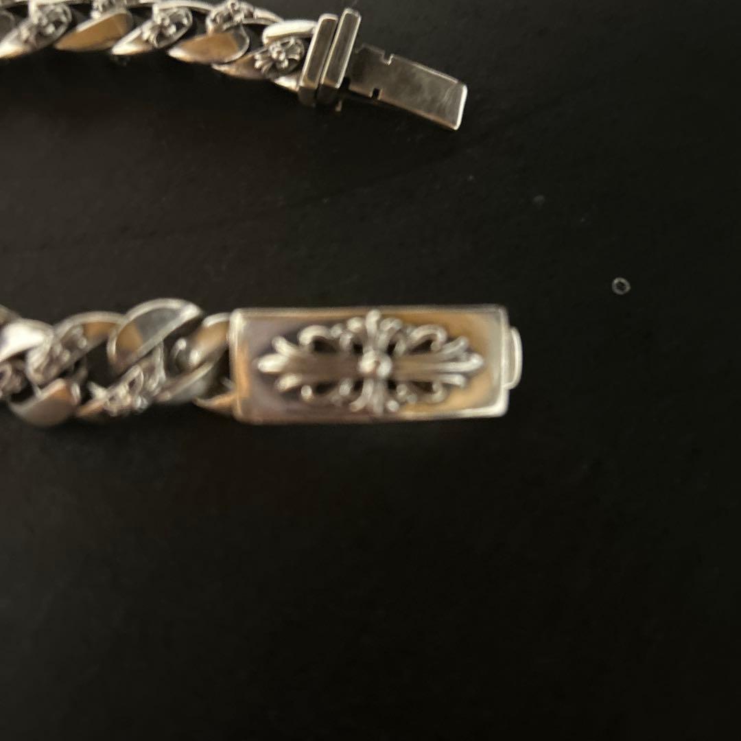 クロムハーツ フローラルクロス IDブレスレット フ アンシーチェーン