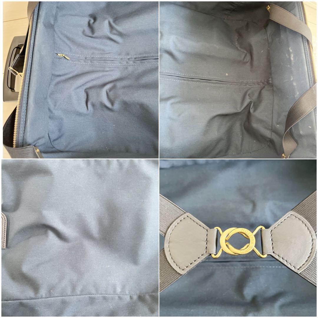 ルイヴィトン アネット モノグラムミニ　キャリーバッグ キャリーケース　ネイビー