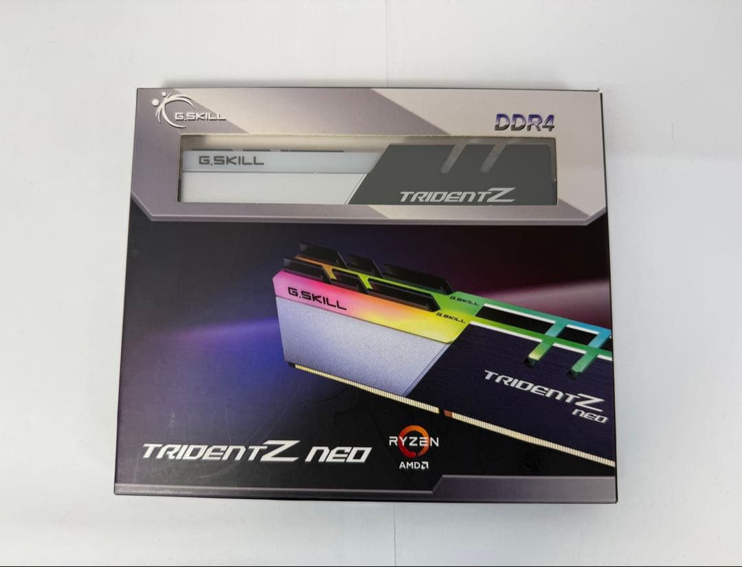 G.SKILL RGB メモリー DDR4-3600 8GB2枚セット合16GB