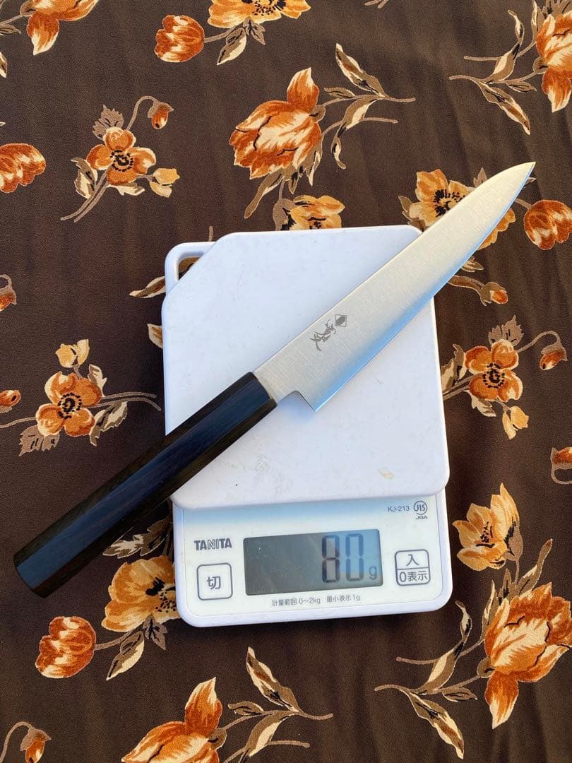 ペティ 150mm 青紙スーパー 黒檀八角柄 Aogami super