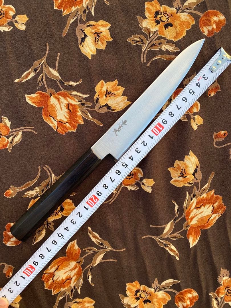 ペティ 150mm 青紙スーパー 黒檀八角柄 Aogami super