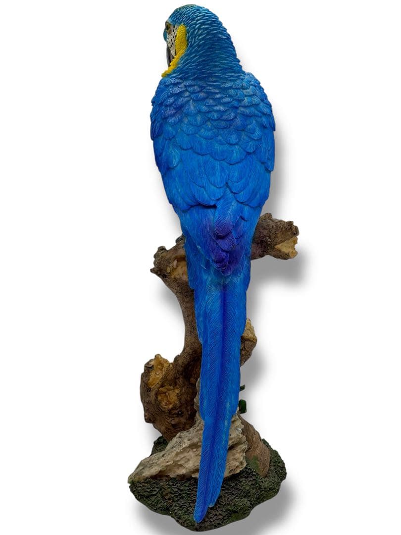 #希少種-ベニコンゴウインコ・ルリコンゴウインコ 樹脂製オブジェ 2体セット