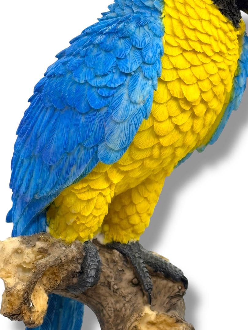 #希少種-ベニコンゴウインコ・ルリコンゴウインコ 樹脂製オブジェ 2体セット