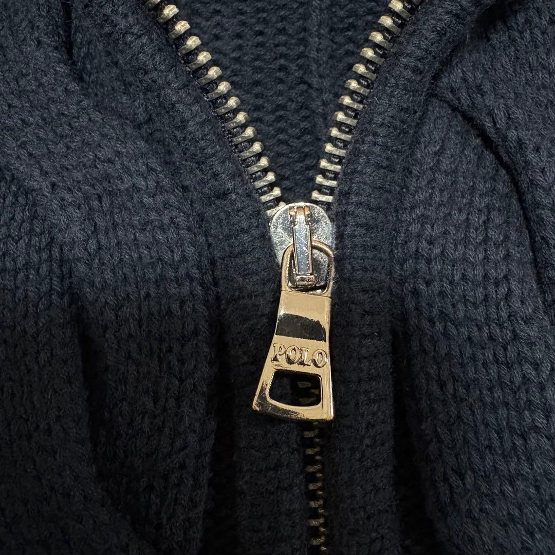 【美品】ポロ・ラルフローレン 太ケーブル ★大人気カラー★ プルオーバー