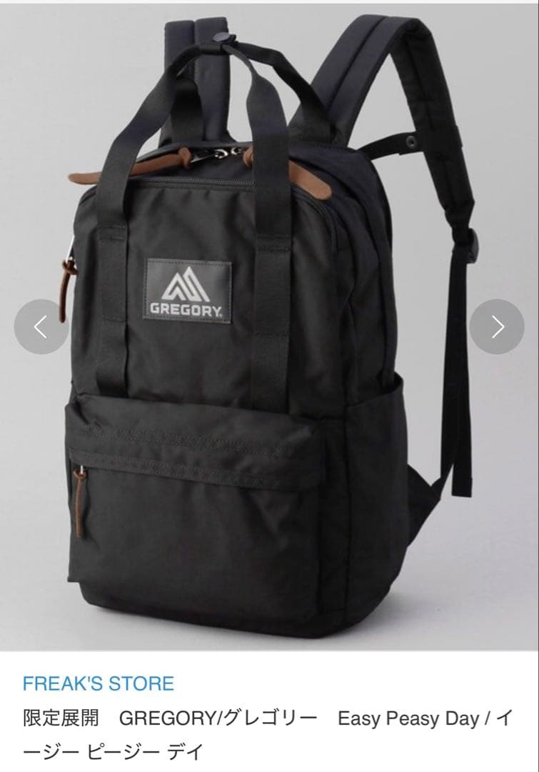 GREGORY Easy Peasy Day ブラック
