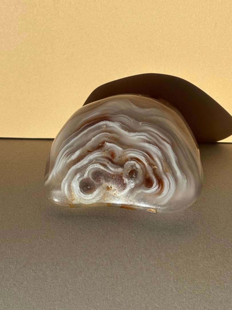 命根石　パワーストーン　瑪瑙 握りお守り(1)