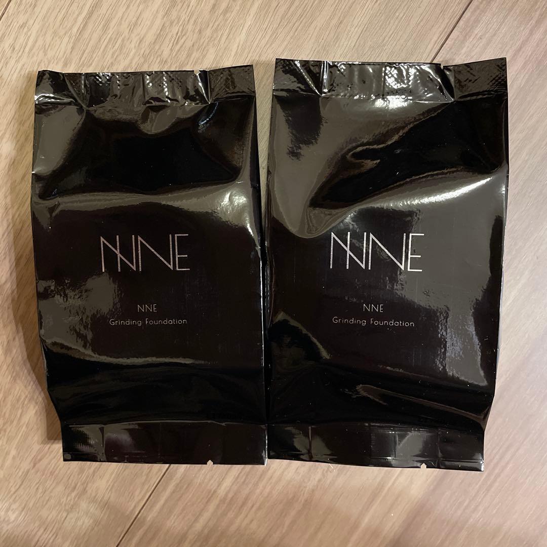 NNE グラインディングファンデーション　 ライトベージュ/レフィル　2個セット